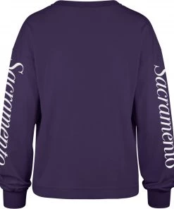 '47 Women's Sacramento Kings Purple Long Sleeve T-Shirt -'47 Sales 2022 unnamed file 1006