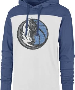 '47 ‘47 Men's Dallas Mavericks White Wooster Pullover Hoodie