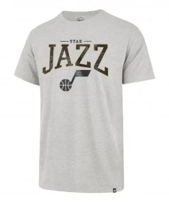 '47 ‘47 Men's Utah Jazz Grey Full Rush T-Shirt