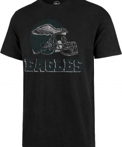 '47 ‘47 Men's Philadelphia Eagles Scrum Logo Black T-Shirt