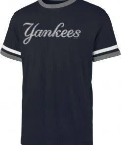 '47 Men's New York Yankees Blue Ringer T-Shirt