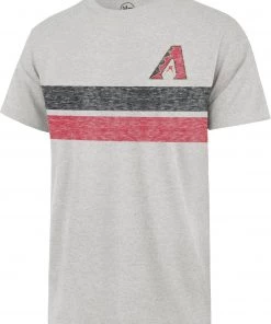 '47 Men's Arizona Diamondbacks Gray Bars Franklin T-Shirt