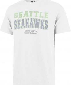 '47 Men's Seattle Seahawks Stadium Wave White T-Shirt