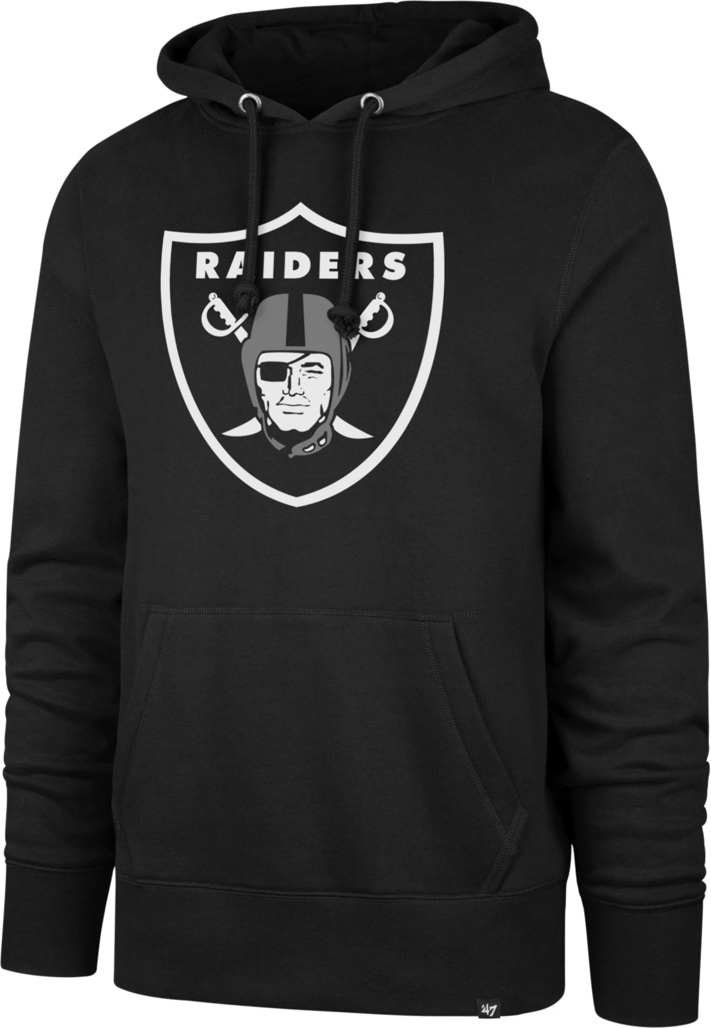 '47 Men's Las Vegas Raiders Headline Black Hoodie 3 '47 Men's Las Vegas Raiders Headline Black Hoodie