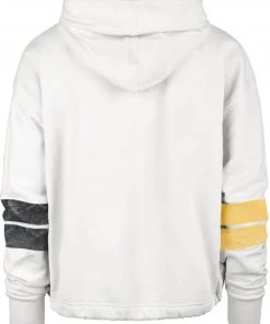 '47 Women's Pittsburgh Steelers Harper Sandstone White Hoodie -'47 Sales 2022 unnamed file 1176