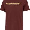 '47 Men's Washington Football Team Red Fieldhouse T-Shirt