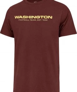 '47 Men's Washington Football Team Red Fieldhouse T-Shirt