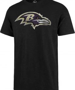 '47 47 Men's Baltimore Ravens Scrum Logo Black T-Shirt