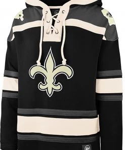 '47 ‘47 Men's New Orleans Saints Lacer Black Hoodie