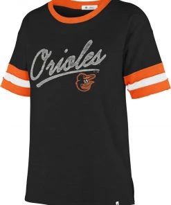'47 Women's Baltimore Orioles Black Dani T-Shirt