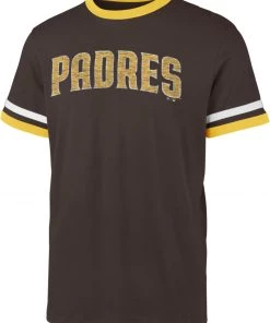 '47 Men's San Diego Padres Brown Ringer T-Shirt