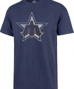 '47 Men's Seattle Mariners Blue Scrum T-Shirt
