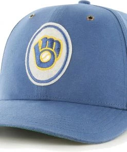 '47 Men's Milwaukee Brewers Blue Backtrack Adjustable Hat