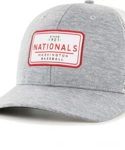 '47 Men's Washington Nationals Gray Harrington Adjustable Trucker Hat
