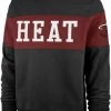 '47 ‘47 Men's Miami Heat Black Interstate Crewneck Sweatshirt -'47 Sales 2022 unnamed file 1303