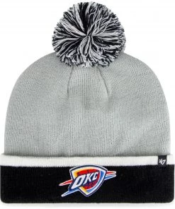 '47 ‘47 Men's Oklahoma City Thunder Grey Cuffed Knit Hat For Women