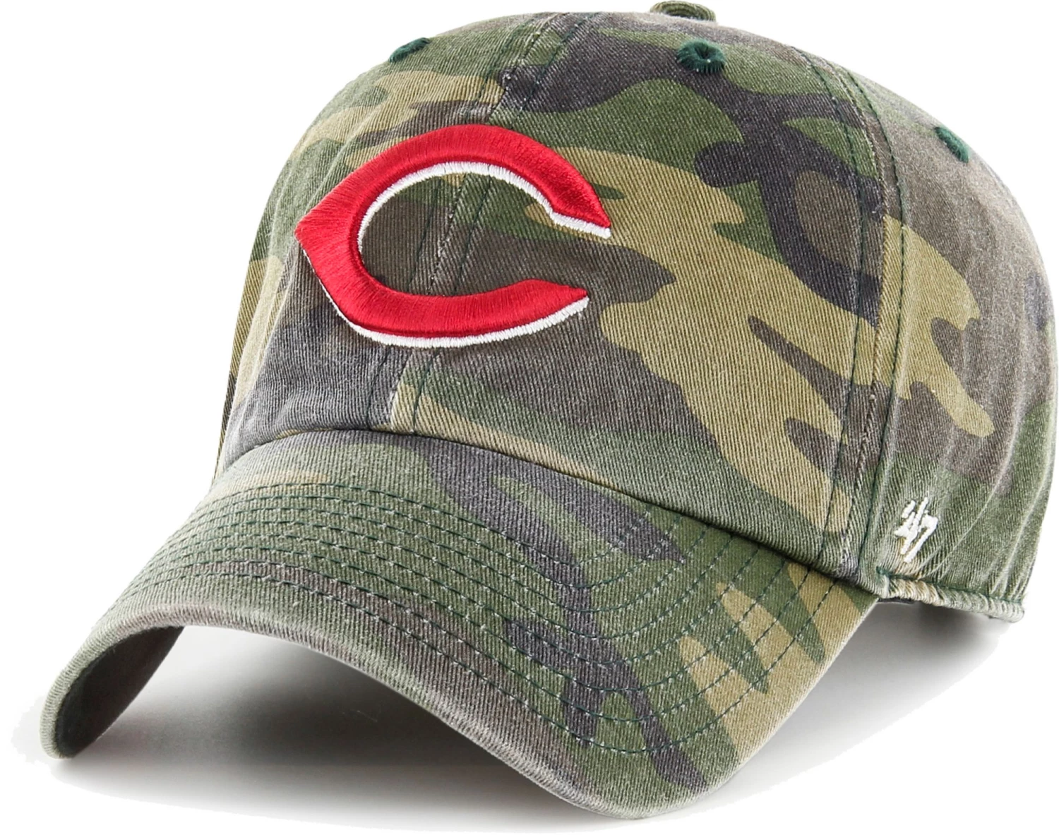 '47 Men's Cincinnati Reds Camo Clean-Up Adjustable Hat 3 '47 Men's Cincinnati Reds Camo Clean-Up Adjustable Hat