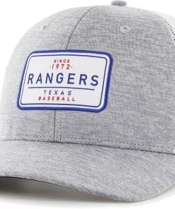 '47 Men's Texas Rangers Gray Harrington Adjustable Trucker Hat
