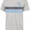 '47 Men's Tampa Bay Rays Gray Bars Franklin T-Shirt -'47 Sales 2022 unnamed file 1337