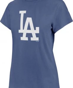 '47 Women's Los Angeles Dodgers Blue Premuim Frankie T-Shirt