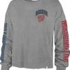 '47 Women's Washington Nationals Gray Parkway Long Sleeve T-Shirt