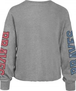 '47 Women's Atlanta Braves Gray Parkway Long Sleeve T-Shirt -'47 Sales 2022 unnamed file 1347