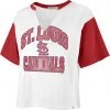 '47 Women's St. Louis Cardinals Tan Dolly Cropped T-Shirt