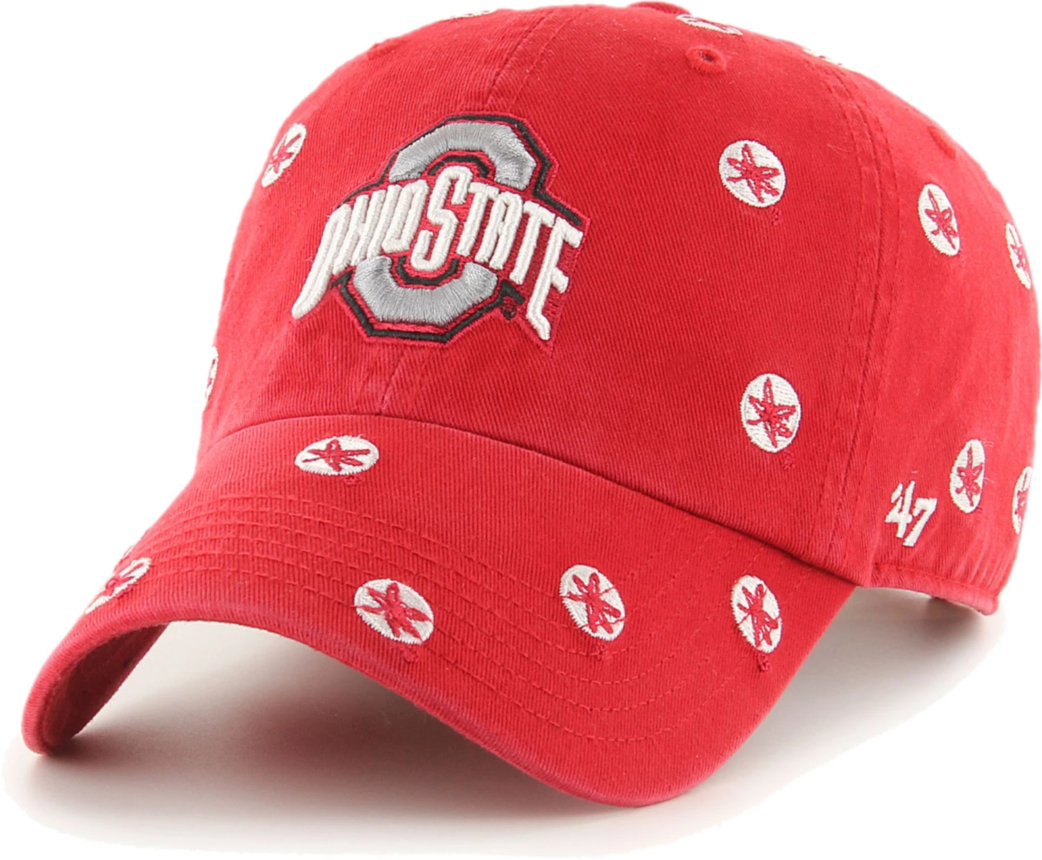 '47 ‘47 Women's Ohio State Buckeyes Scarlet Confetti Adjustable Hat 3 '47 ‘47 Women's Ohio State Buckeyes Scarlet Confetti Adjustable Hat