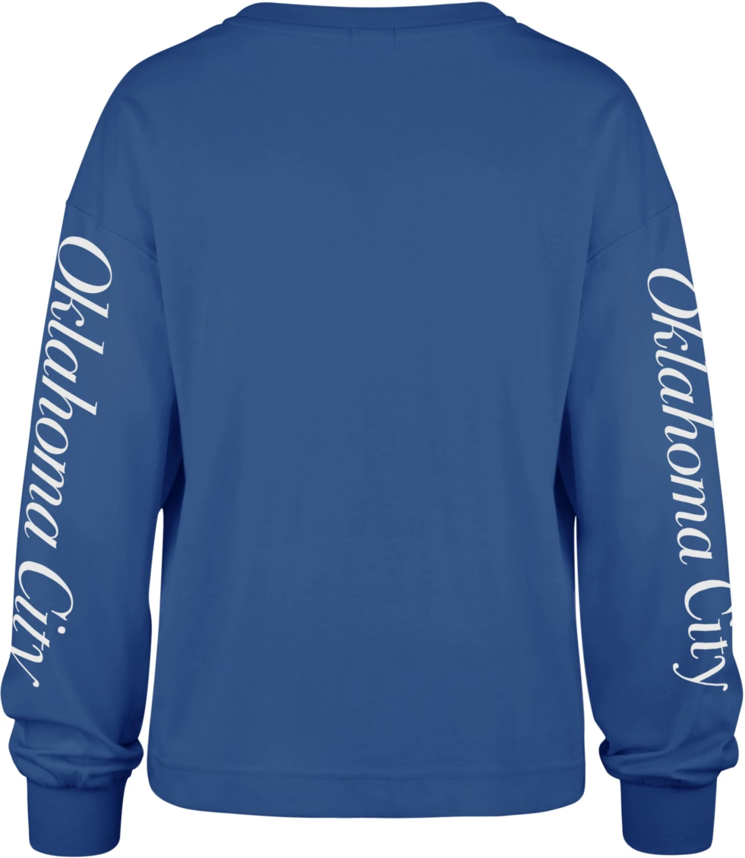 '47 Women's Oklahoma City Thunder Blue Long Sleeve T-Shirt 4 '47 Women's Oklahoma City Thunder Blue Long Sleeve T-Shirt - Image 2