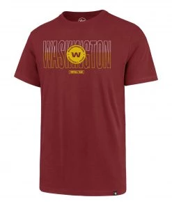 '47 Men's Washington Football Team Rival Wordmark Red T-Shirt