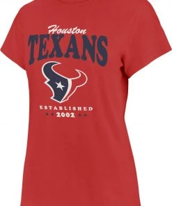 '47 ‘47 Women's Houston Texans Rally Cry Throwback Red T-Shirt