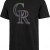 '47 ‘47 Men's Colorado Rockies Black Scrum T-Shirt