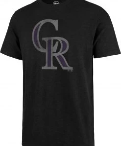 '47 ‘47 Men's Colorado Rockies Black Scrum T-Shirt