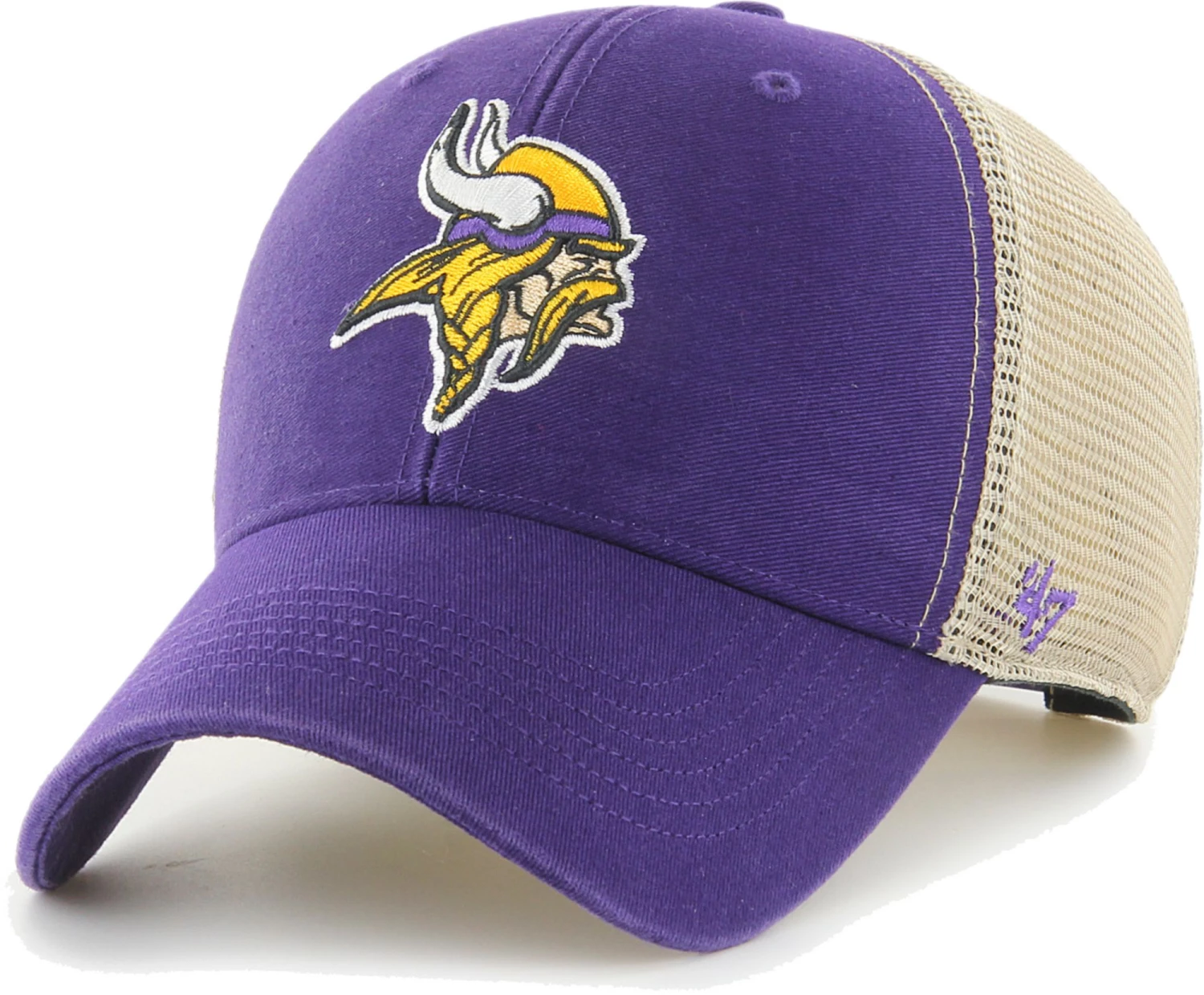 '47 Men's Minnesota Vikings Purple Flagship MVP Adjustable Hat 3 '47 Men's Minnesota Vikings Purple Flagship MVP Adjustable Hat