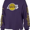 '47 Women's Los Angeles Lakers Purple Long Sleeve T-Shirt -'47 Sales 2022 unnamed file 1453