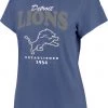 '47 ‘47 Women's Detroit Lions Rally Cry Throwback Blue T-Shirt -'47 Sales 2022 unnamed file 1467