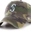 '47 Men's Seattle Mariners Camo Clean Up Adjustable Hat -'47 Sales 2022 unnamed file 1483