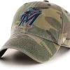 '47 ‘47 Men's Miami Marlins Camo Clean Up Adjustable Hat -'47 Sales 2022 unnamed file 1485