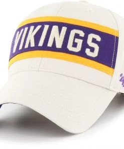 '47 Men's Minnesota Vikings Crossroad MVP White Adjustable Hat