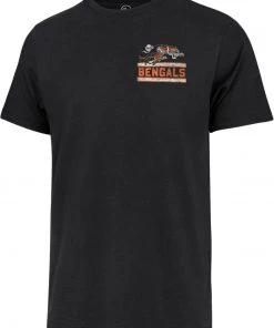 '47 Men's Cincinnati Bengals Open Field Franklin Black T-Shirt