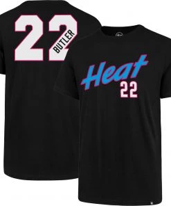 '47 ‘47 Men's Miami Heat Jimmy Butler #22 Black T-Shirt