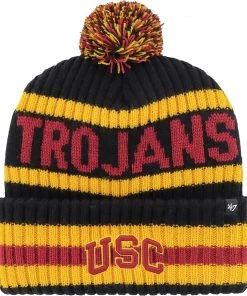 '47 ‘47 Men's USC Trojans Black Cuffed Knit Pom Hat