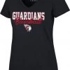 '47 Women's Cleveland Guardians Navy Rival Ribbon V-Neck T-Shirt