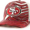 '47 Men's San Francisco 49ers Zubaz Red Trucker Hat -'47 Sales 2022 unnamed file 1540