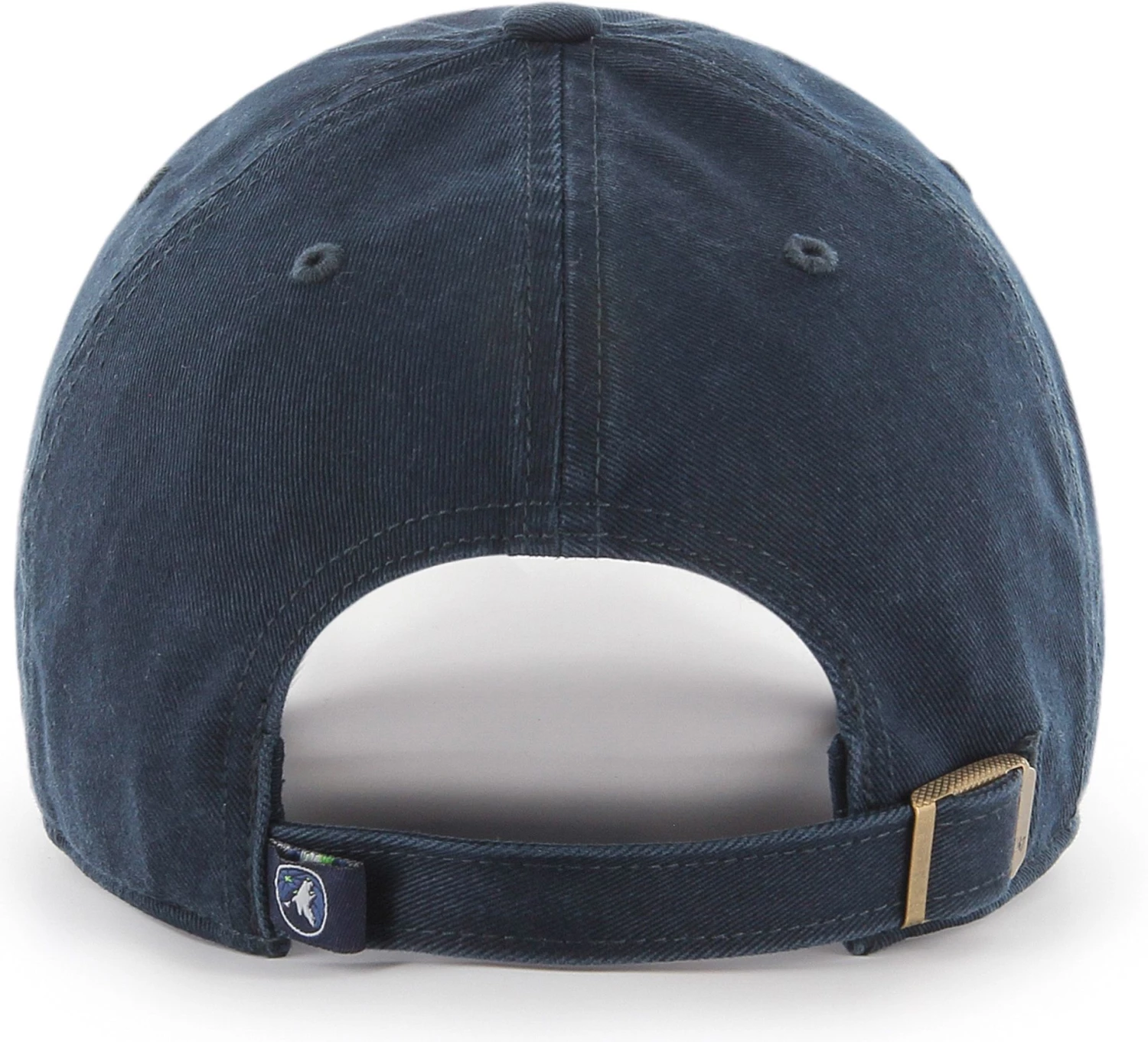 '47 Men's Minnesota Timberwolves Navy Clean Up Adjustable Hat 4 '47 Men's Minnesota Timberwolves Navy Clean Up Adjustable Hat - Image 2
