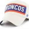 '47 Men's Denver Broncos Crossroad MVP White Adjustable Hat -'47 Sales 2022 unnamed file 1585