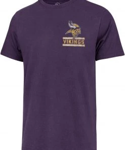 '47 Men's Minnesota Vikings Open Field Franklin Purple T-Shirt