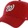 '47 Men's Washington Nationals Red Clean Up Adjustable Hat -'47 Sales 2022 unnamed file 1638