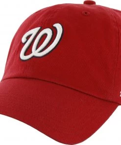 '47 Men's Washington Nationals Red Clean Up Adjustable Hat