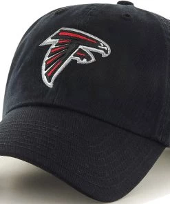 '47 Men's Atlanta Falcons Black Clean Up Adjustable Hat